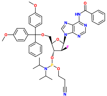 (image for) MC082407 2'-F-2'-ara-Bz-dA phosphoramidite